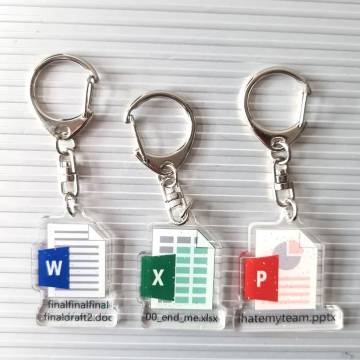 Funny File Naming Conventions Keychains - Microsoft